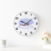 Cozy Winter Cabin in Snow Frosty Landscape Grote Klok (Huis)