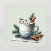 Cozy Winter Cocoa Marshmallow Scene (Voorkant / Achterkant)