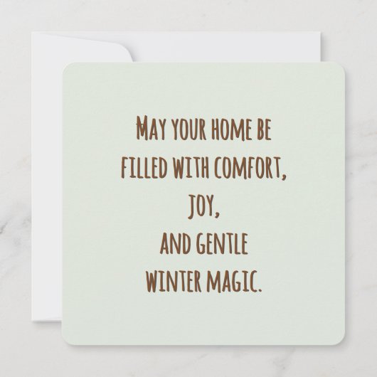 Cozy Winter Cocoa Marshmallow Scene (Achterkant)