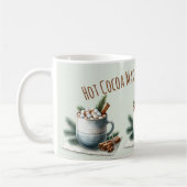 Cozy Winter Cocoa Marshmallow Scene Koffiemok (Links)