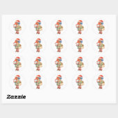 Cozy Winter Creature Illustration Sticker (Vel)