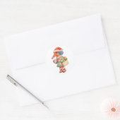 Cozy Winter Creature Illustration Sticker (Envelop)