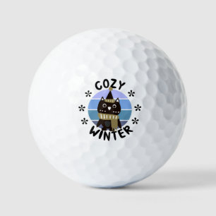 Cozy Winter, Cute Owl Golfballen