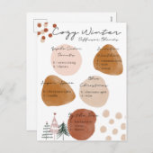 Cozy Winter Diffuser Blend Briefkaart (Voorkant / Achterkant)