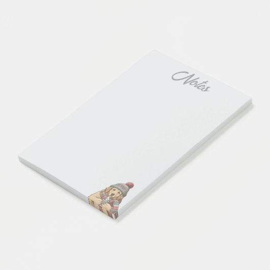 Cozy Winter Dog Notes (Schuin)