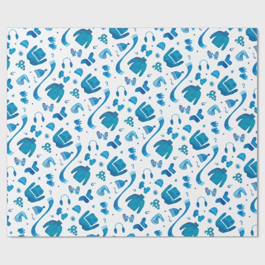 Cozy Winter Draag waterverf Cadeaupapier (Vlak)