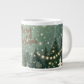 Cozy Winter Forest "Merry Christmas" Mug Grote Koffiekop (Voorkant rechts)
