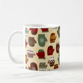 Cozy Winter Kerstfeestdag Mittens Koffiemok (Links)