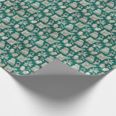 Cozy Winter Kerstmis Cadeaupapier (Hoek)