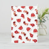 Cozy Winter Mittens and Hats white Kaart (Staand voorkant)