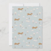 Cozy Winter New Home Fox Christmas Holiday Card Kaart (Achterkant)