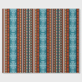 Cozy Winter Pattern Cadeaupapier (Vlak)