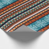 Cozy Winter Pattern Cadeaupapier (Hoek)