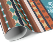 Cozy Winter Pattern Cadeaupapier (Rol Hoek)