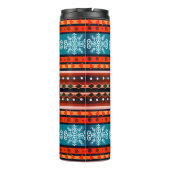 Cozy Winter Pattern Thermosbeker (Achterkant)