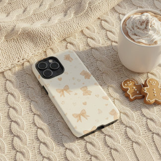 Cozy Winter Phone Case | Soft Teddy Bear aesthetic iPhone 11Pro Hoesje