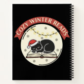 Cozy Winter Reads Cute Christmas Cat Book Lover  Notitieboek (Achterkant)
