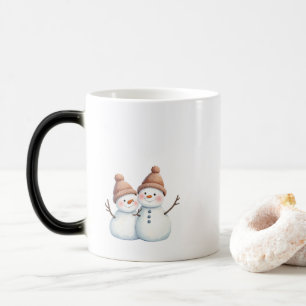 Cozy Winter Sneeuwmannen koffiekop Magische Mok