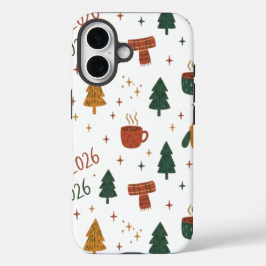 Cozy Winter Vibes 2026 - Cute Puppy and Kitten Chr Case-Mate iPhone Case (Achterkant)
