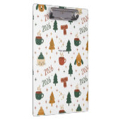 Cozy Winter Vibes 2026 - Cute Puppy and Kitten Chr Klembord (Rechts)