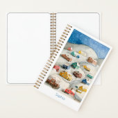 Cozy Winter Village Art Notitieboek (Binnen)