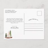 Cozy Winter Wishes | Oosterse looptijden Uitnodiging Briefkaart (Achterkant)