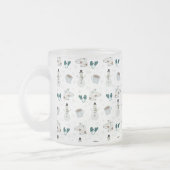 Cozy Winter Wonderland Frosty Mug Matglas Koffiemok (Links)