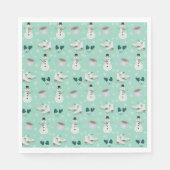 Cozy Winter Wonderland Party Napkins Servet (Voorkant)