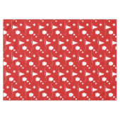 Cozy Winter Wonderland Pattern Holiday Tablecloth Tafelkleed (Voorkant (Horizontaal))