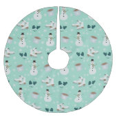 Cozy Winter Wonderland Tree Skirt Kerstboom Rok (Voorkant)