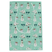 Cozy Winter Wonderland Tree Skirt Medium Cadeauzakje (Voorkant)