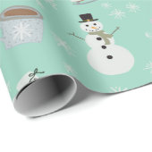 Cozy Winter Wonderland Wrapping Paper Cadeaupapier (Rol Hoek)
