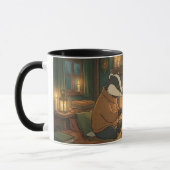Cozy Woodland Campfire Animals Coffee Mug Mok (Links)