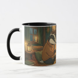 Cozy Woodland Campfire Animals Coffee Mug Mok