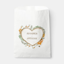 Cozy Woodland Cotvoordcore Wooden Heart Wedding