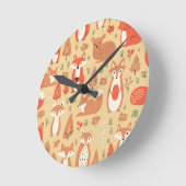 Cozy Woodland Friends 2 Ronde Klok (Hoek)