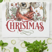 Cozy Woodland Holiday Theedoek (Gevouwen)