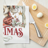 Cozy Woodland Holiday Theedoek (Quarter Fold)