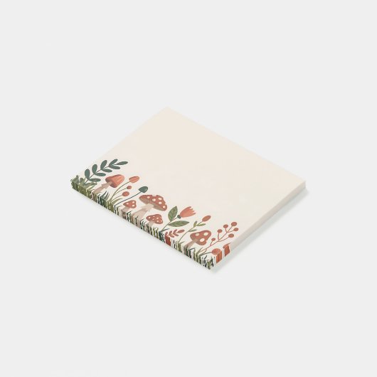 Cozy Woodland Mushrooms Post-it® Notes (Schuin)