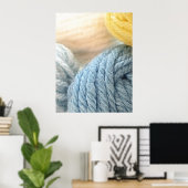 Cozy Yarn Poster (Thuiskantoor)