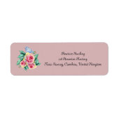 CozyBun adreslabel Etiket (Voorkant)