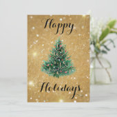 CozyBun Schittering Feestdagenkaart (Staand voorkant)