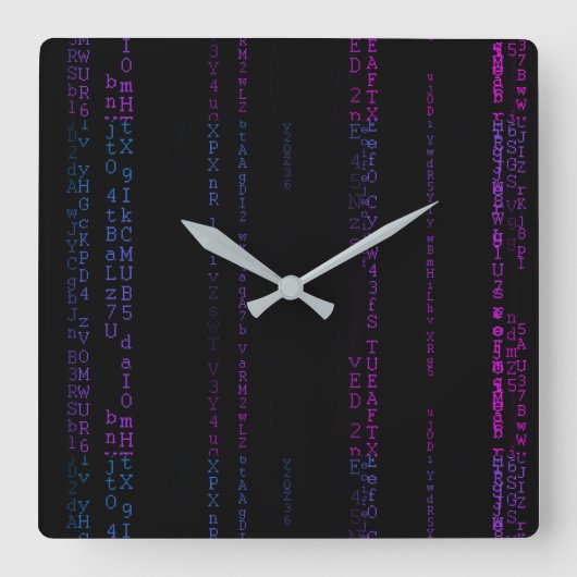 COZYCODE-wandklok Vierkante Klok (Voorkant)