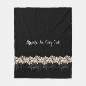 Cozymaxxing Kalmerend Comfort Bloemen Fleece Deken (Voorkant)