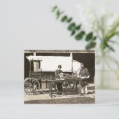 cp1563 Army Medical Wagon Briefkaart (Staand voorkant)