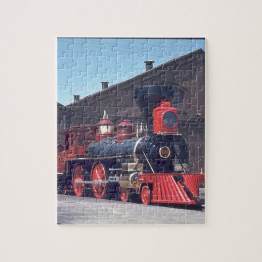 CP 4-4-0 #60 "Jupiter", 1860's_Trains Legpuzzel (Verticaal)