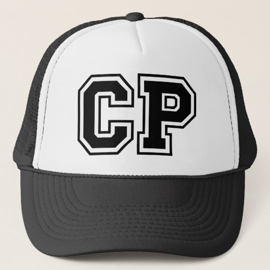 CP-monogram Trucker Pet (Voorkant)