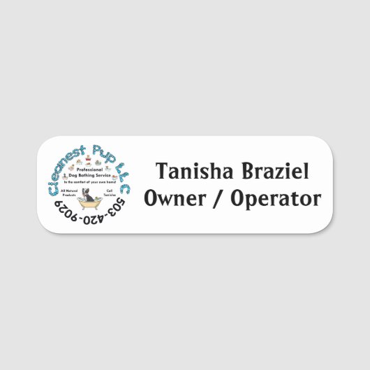 CP-NAAMLABEL NAAMPLAATJE (Voorkant)