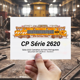 CP Serie 2620 Elektrische Locomotief. Nez-Casse Lo Briefkaart