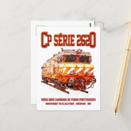 CP Serie 2620 elektrische locomotief. Nez-Casse Lo Briefkaart